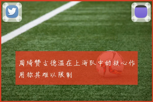 周琦赞古德温在上海队中的核心作用称其难以限制