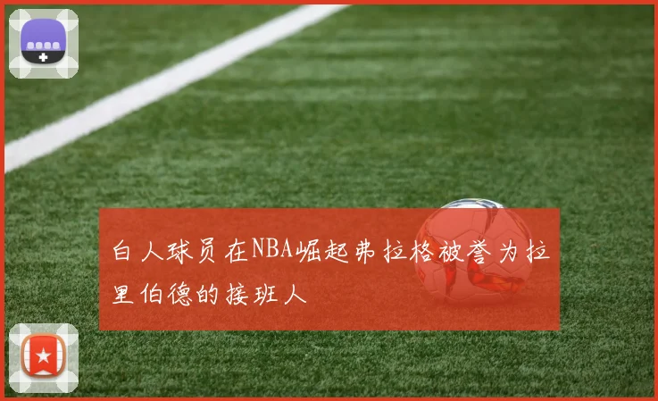 白人球员在NBA崛起弗拉格被誉为拉里伯德的接班人